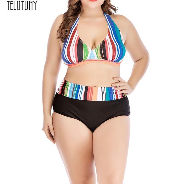 telotuny ladies swimsuit women high waist swimwear rainbow stripe swimsuit push up padded women swimwear fashion new jan26, White
telotuny ladies swimsuit women high waist swimwear rainbow stripe swimsuit push up padded women swimwear fashion new jan26, White