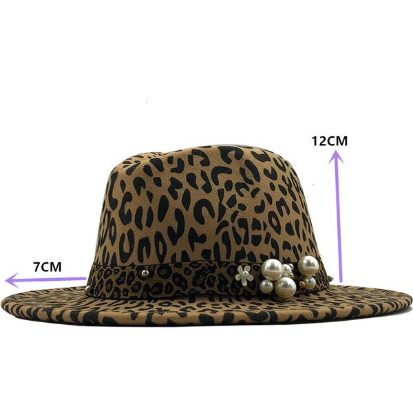 winter leopard print wool felt jazz fedora hats with belt buckle men women wide brim trilby panama party formal hat, Blue;gray
winter leopard print wool felt jazz fedora hats with belt buckle men women wide brim trilby panama party formal hat, Blue;gray