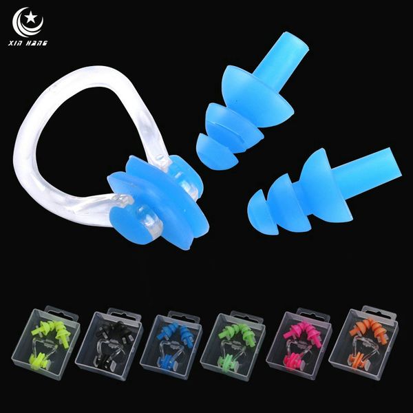 a lot 12 sets soft silicone swimming ear plugs nose clip water sports ttravel earplugs noise reduction with box swim accessories
a lot 12 sets soft silicone swimming ear plugs nose clip water sports ttravel earplugs noise reduction with box swim accessories