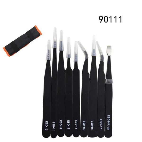 9pcs/set esd stainless steel tweezers kit staticproof tweezers nipper repair tool recision for electronics jewelry phone
9pcs/set esd stainless steel tweezers kit staticproof tweezers nipper repair tool recision for electronics jewelry phone