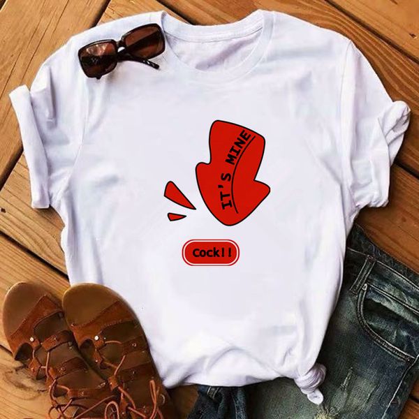 women's t-shirt printed red arrow summer tee short sleeve modal female t-shirt casual women clothes, White;black
women's t-shirt printed red arrow summer tee short sleeve modal female t-shirt casual women clothes, White;black