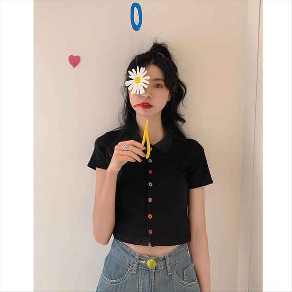 black polo women's 2020 high-waisted short-sleeved slim short navel-exposed elegant style t-shirt black polo shirt women's 2020 hi, White
black polo women's 2020 high-waisted short-sleeved slim short navel-exposed elegant style t-shirt black polo shirt women's 2020 hi, White