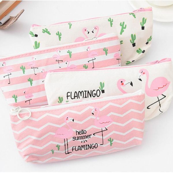 12pcs/lot lovely flamingo cactus style pencil bag with zipper storage bag cosmetic office and school suppliers stationery
12pcs/lot lovely flamingo cactus style pencil bag with zipper storage bag cosmetic office and school suppliers stationery