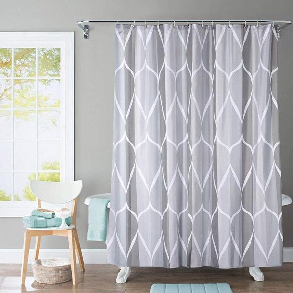 gray geometry pattern bath shower curtain thickened polyester fabric waterproof shower curtains simple and modern curtain
gray geometry pattern bath shower curtain thickened polyester fabric waterproof shower curtains simple and modern curtain