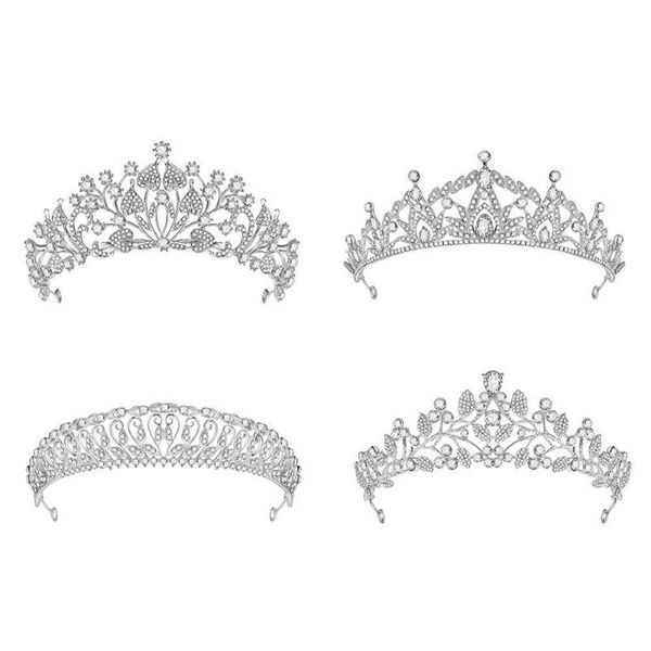 women bridal tiara hair hoop rhinestone crown headband party wedding p hairdress hair jewelry decor gifts rhinestone, Golden;white
women bridal tiara hair hoop rhinestone crown headband party wedding p hairdress hair jewelry decor gifts rhinestone, Golden;white