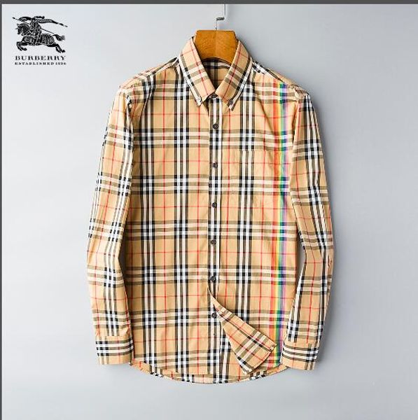 2019 american business brand self-cultivation plaid shirt, fashion designer brand long-sleeved cotton casual shirt striped co-dress shirt 99, White;black
2019 american business brand self-cultivation plaid shirt, fashion designer brand long-sleeved cotton casual shirt striped co-dress shirt 99, White;black