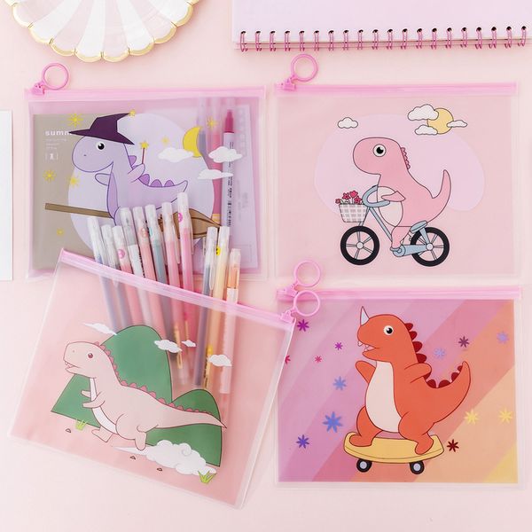 20pcs kawaii dinosaur pencil bags cute large pencil pouch ring file bag for school supplies back to school stationery gift purse
20pcs kawaii dinosaur pencil bags cute large pencil pouch ring file bag for school supplies back to school stationery gift purse