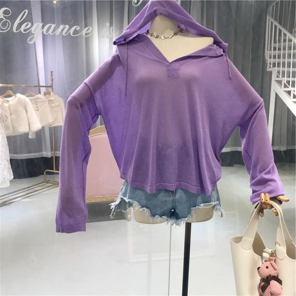 women thin spring summer hooded knitted sweater female girls lady thin loose ice-silk sunscreen air conditioning shirt pullover, White;black
women thin spring summer hooded knitted sweater female girls lady thin loose ice-silk sunscreen air conditioning shirt pullover, White;black