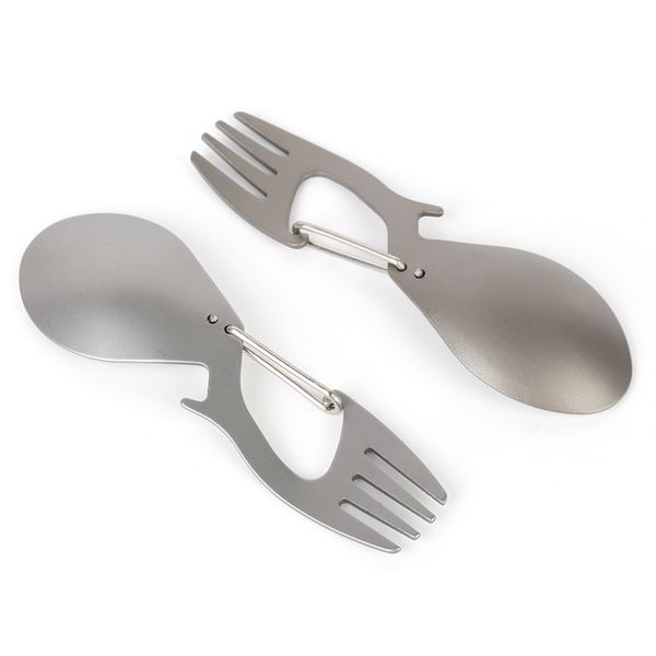 outdoor camping picnic tableware steel fork spoon bottle opener carabiner dinnerware for hiking travel camping fishing table
outdoor camping picnic tableware steel fork spoon bottle opener carabiner dinnerware for hiking travel camping fishing table