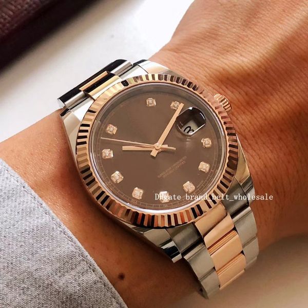 shopkeeper recommend luxury datejust 41mm 126331 jubilee 18k rose gold / stainless steel diamond dial nan watch, Slivery;brown
shopkeeper recommend luxury datejust 41mm 126331 jubilee 18k rose gold / stainless steel diamond dial nan watch, Slivery;brown