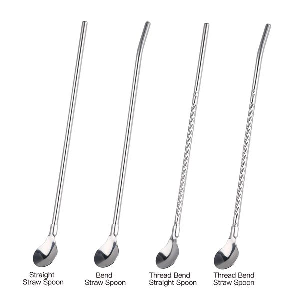 4pcs straw spoon stainless steel creative durable useful drinking spoons straw spoon for home restaurant bar
4pcs straw spoon stainless steel creative durable useful drinking spoons straw spoon for home restaurant bar