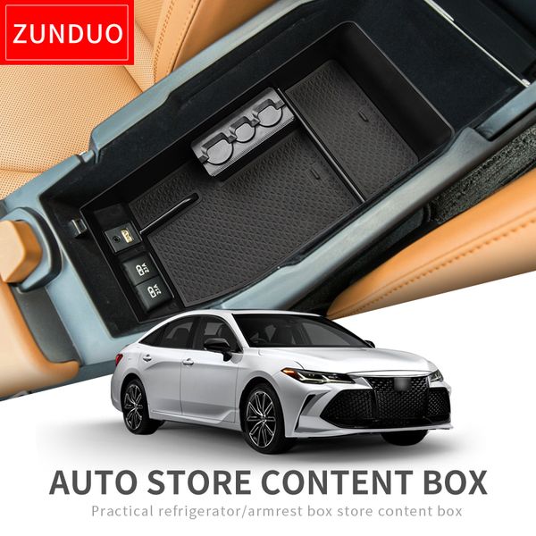 zunduo car central armrest box for avalon 2018 2019 interior accessories stowing tidying center console organizer black
zunduo car central armrest box for avalon 2018 2019 interior accessories stowing tidying center console organizer black