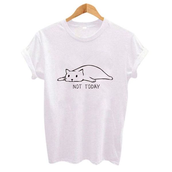 not today cute cat print women tshirt casual funny t shirt for lady girl tee hipster women's clothing, White
not today cute cat print women tshirt casual funny t shirt for lady girl tee hipster women's clothing, White