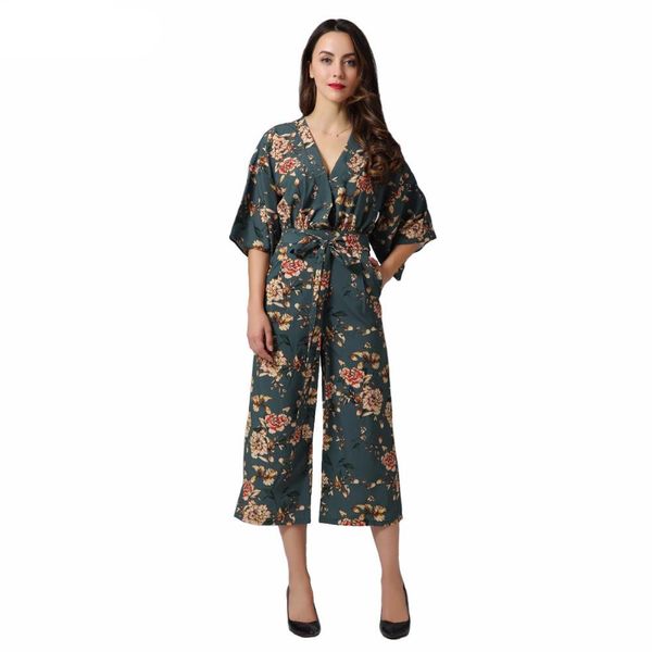 vintage floral v neck jumpsuits wide leg pants sashes backless pleated fashion rompers summer casual playsuits casual, Black;white
vintage floral v neck jumpsuits wide leg pants sashes backless pleated fashion rompers summer casual playsuits casual, Black;white