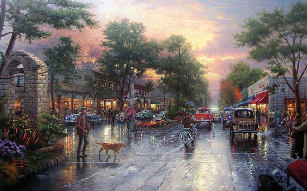 thomas kinkade streets after rain 1-13 home decor handpainted &hd print oil painting on canvas wall art canvas pictures 191111
thomas kinkade streets after rain 1-13 home decor handpainted &hd print oil painting on canvas wall art canvas pictures 191111