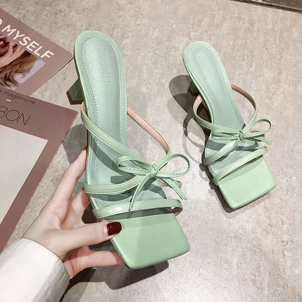 butterfly-knot thin heels shoes square toe slippers casual slipers women med slides soft 2020 summer rubber basic rome, Black
butterfly-knot thin heels shoes square toe slippers casual slipers women med slides soft 2020 summer rubber basic rome, Black