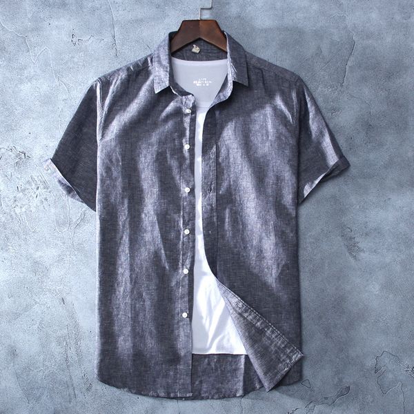 summer smart casual cotton linen short sleeve shirt men slim fit thin streetwear white shirt beach blouse men hawaiian, White;black
summer smart casual cotton linen short sleeve shirt men slim fit thin streetwear white shirt beach blouse men hawaiian, White;black