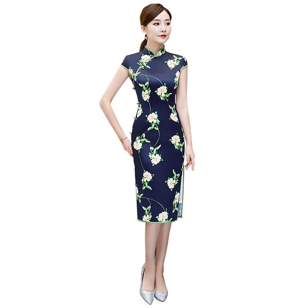 new arrival chinese women's elegant rayon short lady qipao handmade button cheongsam dress clothing size l xl xxl 3xl, Black;gray
new arrival chinese women's elegant rayon short lady qipao handmade button cheongsam dress clothing size l xl xxl 3xl, Black;gray