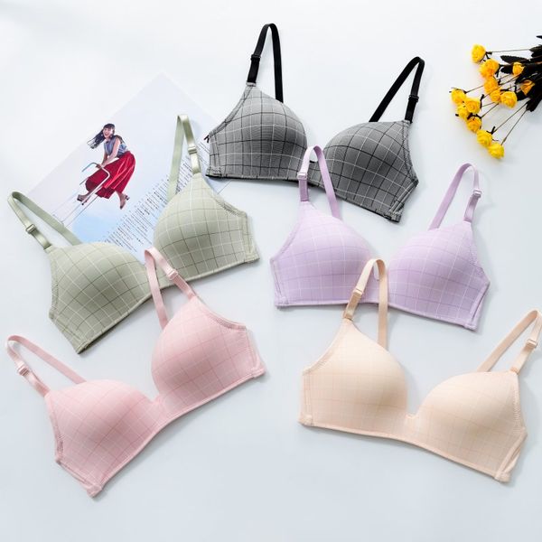 wholesale women's bras underwear women push up seamless plaid bra gather adjustable girls 3/4 cup lingerie bra + panties set, Red;black
wholesale women's bras underwear women push up seamless plaid bra gather adjustable girls 3/4 cup lingerie bra + panties set, Red;black