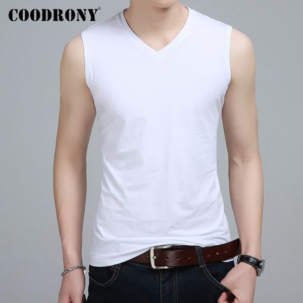 coodrony summer tank men v-neck sleeveless t shirt men pure color casual t-shirt clothing cotton tee shirt homme c5021s, White;black
coodrony summer tank men v-neck sleeveless t shirt men pure color casual t-shirt clothing cotton tee shirt homme c5021s, White;black