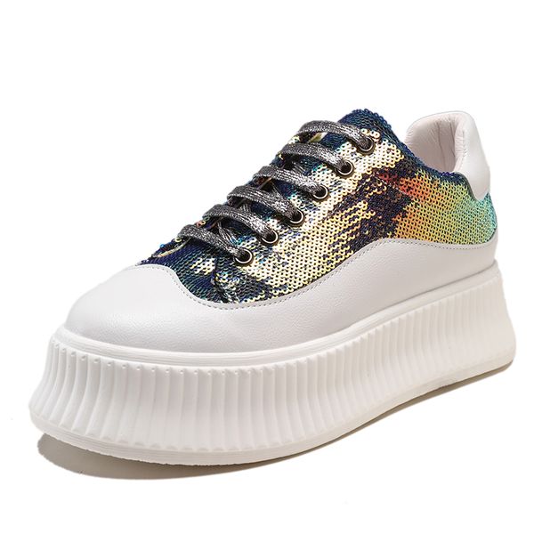 2020 original new bright sequins women's shoes muffin bottom fashion casual women's shoes increased walking casual, Black
2020 original new bright sequins women's shoes muffin bottom fashion casual women's shoes increased walking casual, Black