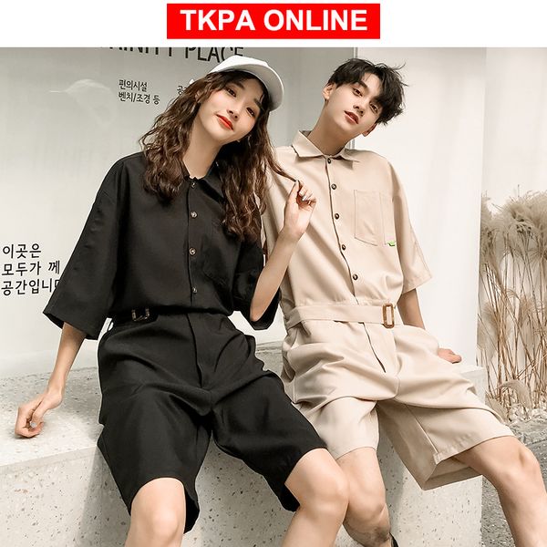 jumpsuit men harajuku belt 2020 summer couple women jumpsuit plus size black cargo overalls pants korean style fashion, Gray
jumpsuit men harajuku belt 2020 summer couple women jumpsuit plus size black cargo overalls pants korean style fashion, Gray
