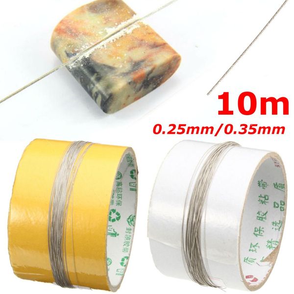 10m length diy coping cutting saw blades 0.35mm diamond cutting wire metal wire diamond emery jade metal stone glass
10m length diy coping cutting saw blades 0.35mm diamond cutting wire metal wire diamond emery jade metal stone glass