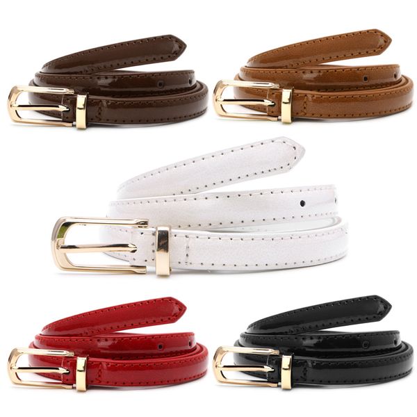 delivery casual belt for women female metal buckle thin leather belt waistband for apparel accessories, Black;brown
delivery casual belt for women female metal buckle thin leather belt waistband for apparel accessories, Black;brown