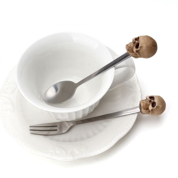 personalized resin skull head stainless steel mini spoon and fork set small spoon for coffee tea dessert fork portable cutlery
personalized resin skull head stainless steel mini spoon and fork set small spoon for coffee tea dessert fork portable cutlery