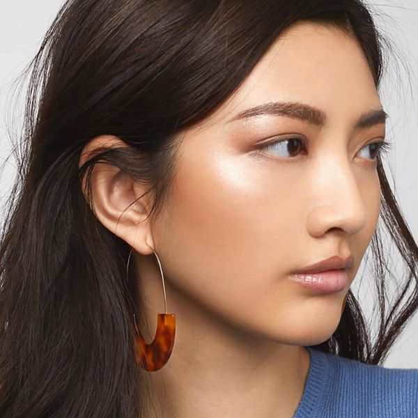 gradient color big circle hoop earrings for women vintage statement resin acrylic earrings for party jewelry e4145, Golden
gradient color big circle hoop earrings for women vintage statement resin acrylic earrings for party jewelry e4145, Golden
