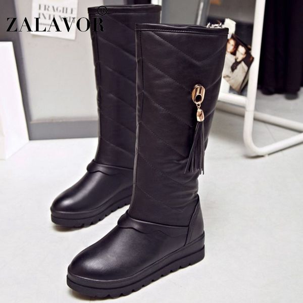 zalavor warm women flats boots round toe fringe solid color fur mid calf boots winter slip on shoes women footwear size 33-43, Black
zalavor warm women flats boots round toe fringe solid color fur mid calf boots winter slip on shoes women footwear size 33-43, Black