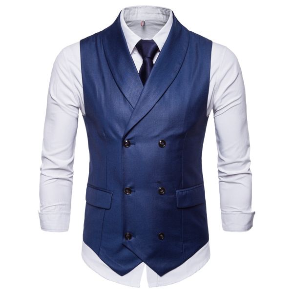 customized spring and autumn new gentlemen pure color double-breasted man armor men british western armor vintage large size vest coat, Black
customized spring and autumn new gentlemen pure color double-breasted man armor men british western armor vintage large size vest coat, Black