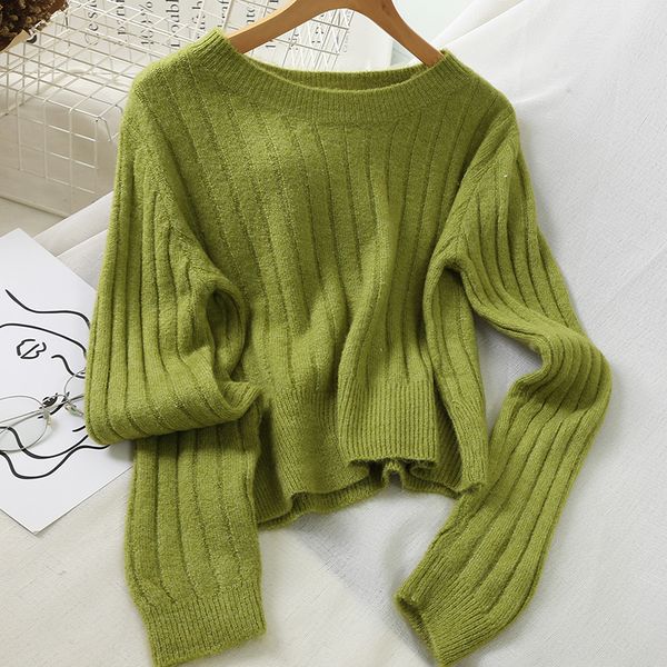 2019 new fashion women's autumn round neck knit sweater sweaters, White;black
2019 new fashion women's autumn round neck knit sweater sweaters, White;black