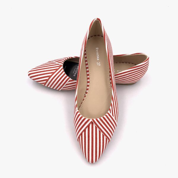trend striped plus size women shoes flats pointed toe shallow slip on loafers soft bottom comfort casual single shoes girls pink, Black
trend striped plus size women shoes flats pointed toe shallow slip on loafers soft bottom comfort casual single shoes girls pink, Black