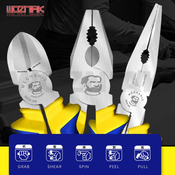 mechanic bevel pliers multifunctional electric wire pliers outlet needle nose forceps industrial grade carbon steel
mechanic bevel pliers multifunctional electric wire pliers outlet needle nose forceps industrial grade carbon steel