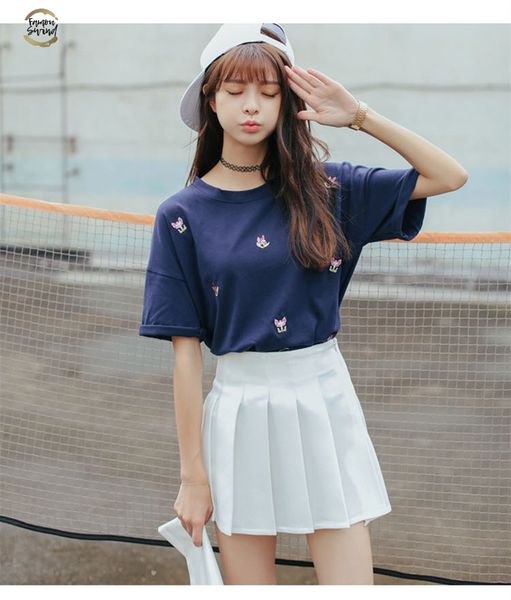 high waist lolita denim pleated skirts harajuku girls a line mini sailor skirt large size japanese school uniform skirts, Black
high waist lolita denim pleated skirts harajuku girls a line mini sailor skirt large size japanese school uniform skirts, Black