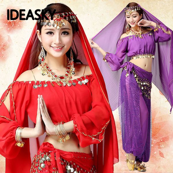 stage wear women costume for dance bollywood women's belly dress costumes adults, Black;red
stage wear women costume for dance bollywood women's belly dress costumes adults, Black;red