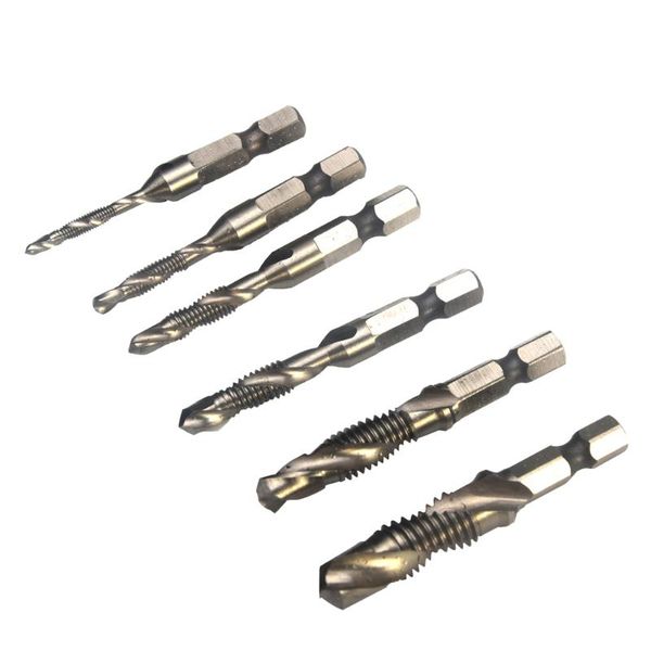 6pcs hole saw tile ceramic multifunctional compound tap coated drill bits electric screwdriver hexagon handle high speed steel
6pcs hole saw tile ceramic multifunctional compound tap coated drill bits electric screwdriver hexagon handle high speed steel