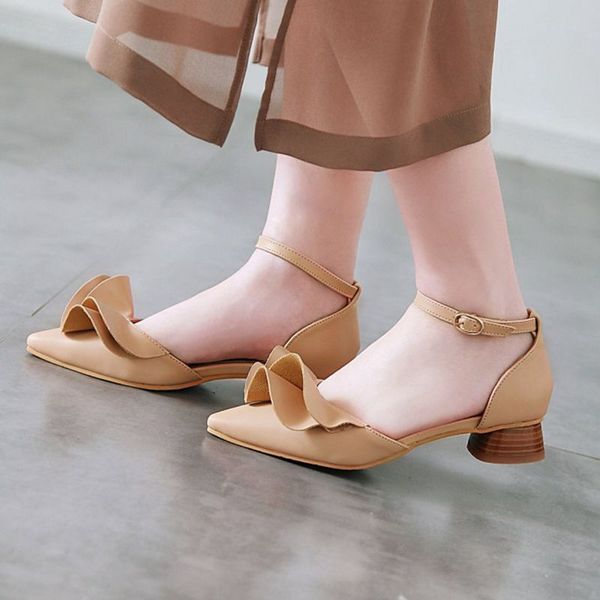 coolulu fashion women d'orsay pumps ankle strap ruffles design pointed toe mid heel pumps women party dress shoes size 34-48, Black
coolulu fashion women d'orsay pumps ankle strap ruffles design pointed toe mid heel pumps women party dress shoes size 34-48, Black