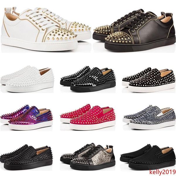 designer shoes brand studded spikes flats shoes s shoes luxury mens womens party genuine leather sneakers size 36-46 with bag
designer shoes brand studded spikes flats shoes s shoes luxury mens womens party genuine leather sneakers size 36-46 with bag