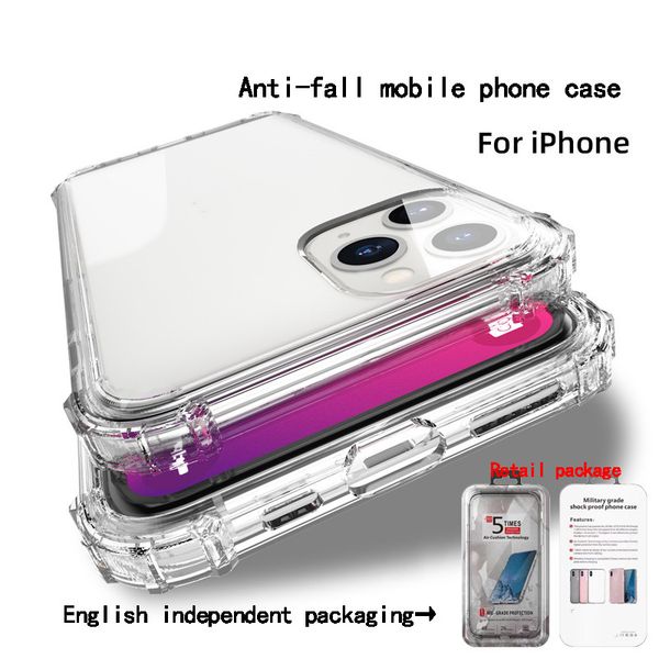 for iphone 11 pro max case 4 corner airbag military anti-fall transparent phone cases for iphone xr xs 7 8 plus back cover
for iphone 11 pro max case 4 corner airbag military anti-fall transparent phone cases for iphone xr xs 7 8 plus back cover
