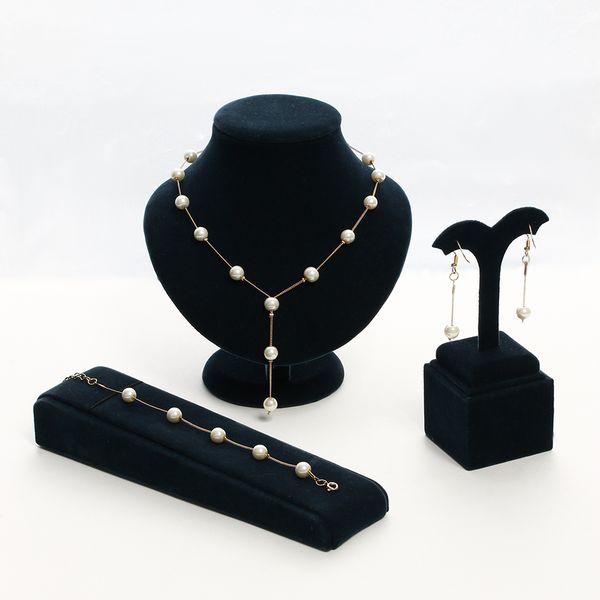 brand new 2 color jewellery sweet elegant women imitation pearl jewelry sets simple choker necklace bracelet earrings, Silver
brand new 2 color jewellery sweet elegant women imitation pearl jewelry sets simple choker necklace bracelet earrings, Silver