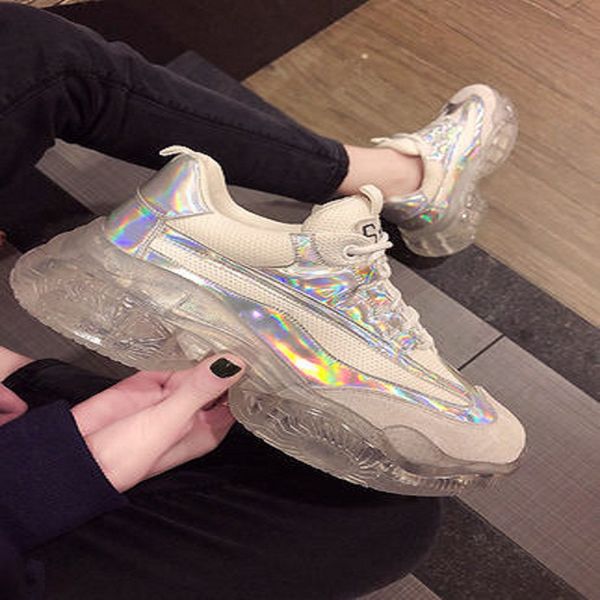 laser old shoes female 2019 new colorful crystal thick bottom ins tide wisdom smoked shoes jelly sports women, Black
laser old shoes female 2019 new colorful crystal thick bottom ins tide wisdom smoked shoes jelly sports women, Black