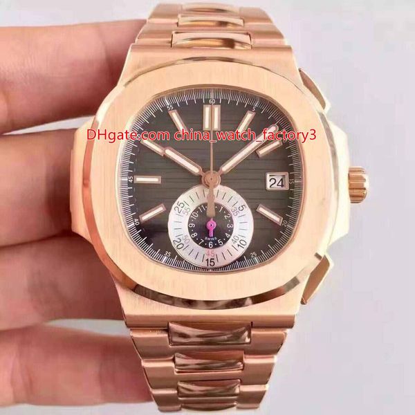 8 style selling 40.5mm nautilus 5980 5980/1a-014 chronograph cal.ch 28-520 c 7750 movement automatic mens watch watches, Slivery;brown
8 style selling 40.5mm nautilus 5980 5980/1a-014 chronograph cal.ch 28-520 c 7750 movement automatic mens watch watches, Slivery;brown