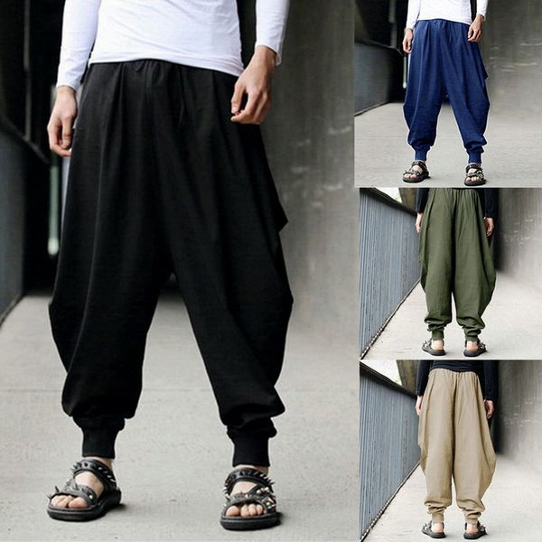 2019 new solid men hip hop loose wide-leg harem pants casual pants cross-pants men's joggers dance fashion trousers male, Black
2019 new solid men hip hop loose wide-leg harem pants casual pants cross-pants men's joggers dance fashion trousers male, Black