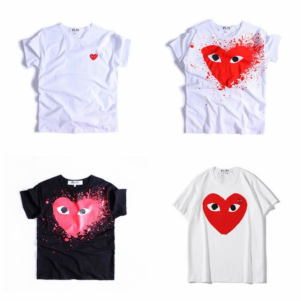 cdg play brands men designer t shirts play commes cotton off red heart shirts des garcons white t-shirt summer men women casual tees, Black;blue
cdg play brands men designer t shirts play commes cotton off red heart shirts des garcons white t-shirt summer men women casual tees, Black;blue