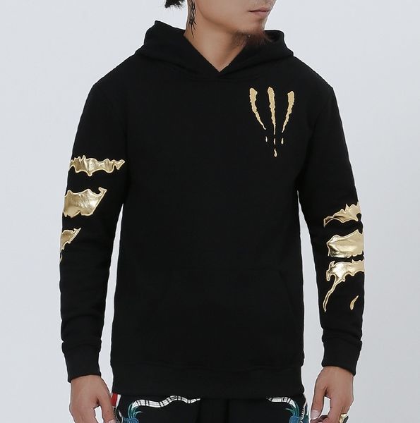 mens fashion hoodies golden scratch embrodery long sleeve sweatshirts normal or fleece warm cotton hoodie street style black hooded pullover
mens fashion hoodies golden scratch embrodery long sleeve sweatshirts normal or fleece warm cotton hoodie street style black hooded pullover