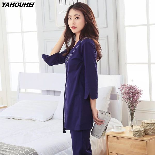 100% cotton kimono pajama sets for women 2018 autumn winter long sleeve pyjama pijama lounge homewear home clothing, Blue;gray
100% cotton kimono pajama sets for women 2018 autumn winter long sleeve pyjama pijama lounge homewear home clothing, Blue;gray