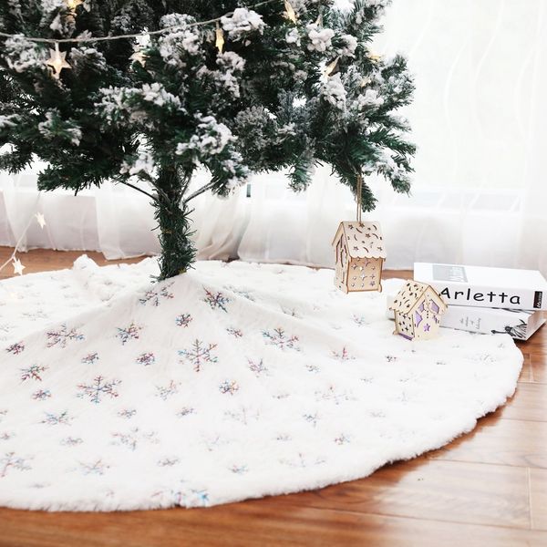 high-grade white fur gold sliver snowflake sequin christmas tree skirts 90/122cm plush carpet christmas tree decorations 2019
high-grade white fur gold sliver snowflake sequin christmas tree skirts 90/122cm plush carpet christmas tree decorations 2019