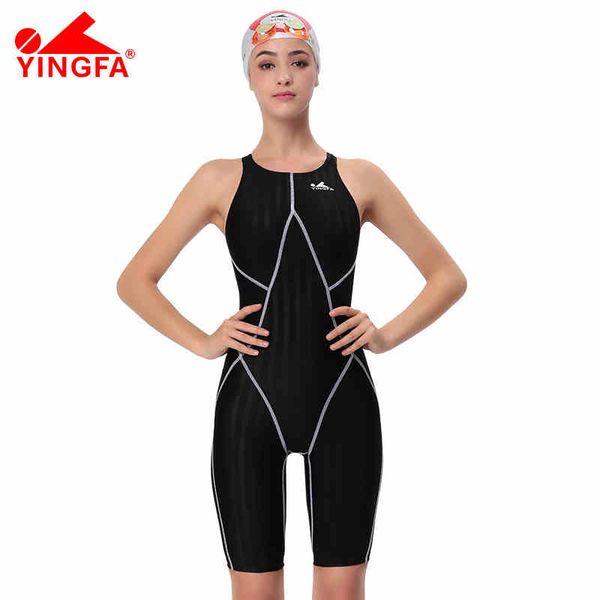 yingfa fina approved one piece competition knee length waterproof chlorine resistant women's swimwear sharkskin swimsuit
yingfa fina approved one piece competition knee length waterproof chlorine resistant women's swimwear sharkskin swimsuit